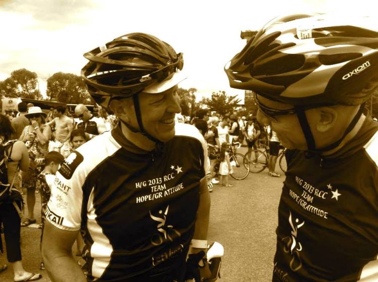 Rob & I at last year's ride. 